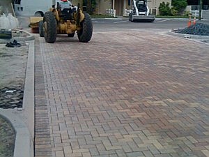 Rough sweep prior to compaction